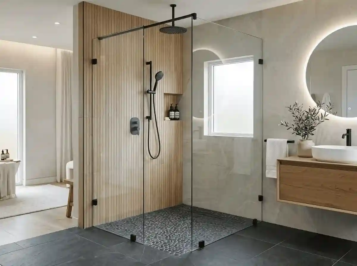 Partisi Kaca Kamar Mandi Modern
